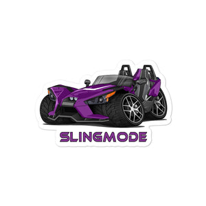 Slingmode Stickers | 2018 SL Icon Midnight Purple Polaris Slingshot®