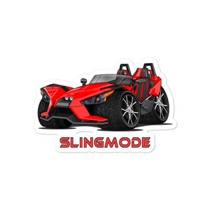 Slingmode Stickers | 2015 SL Red Pearl Polaris Slingshot®