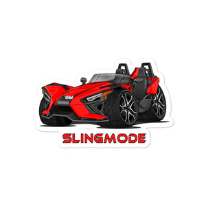Slingmode Stickers | 2020 SL Red Pearl Polaris Slingshot®