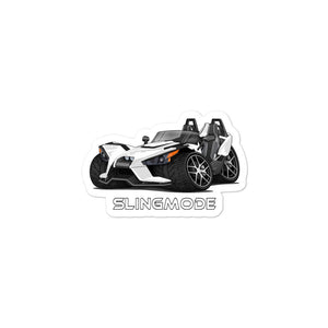 Slingmode Stickers | 2018 SL Icon Monument White Polaris Slingshot®