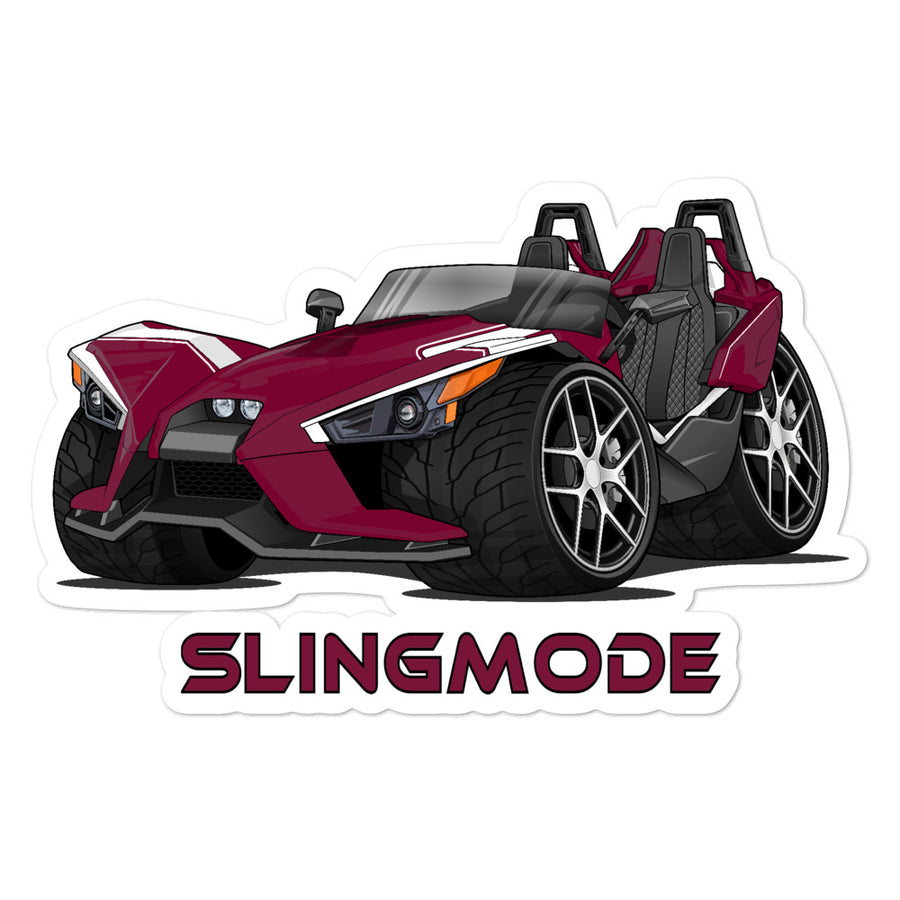 Slingmode Stickers | 2017 SL LE Midnight Cherry Polaris Slingshot®