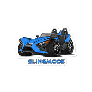 Slingmode Stickers | 2020 SL Blue Steel Polaris Slingshot®