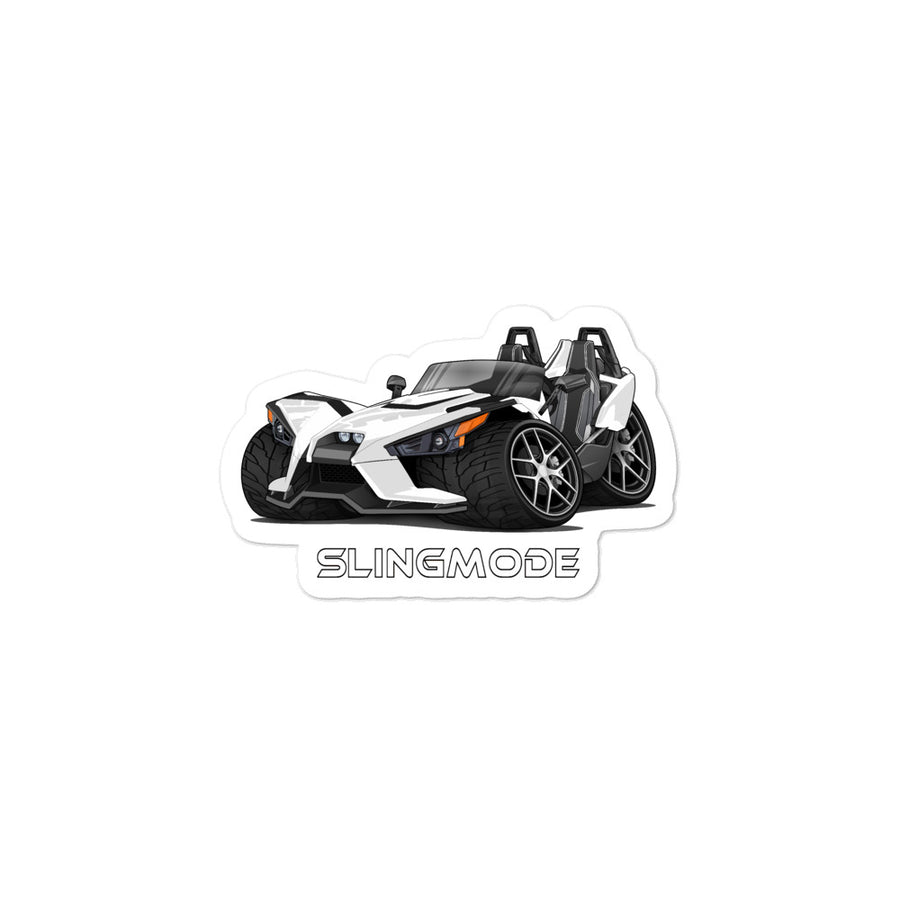 Slingmode Stickers | 2019 SL Icon Monument White Polaris Slingshot®