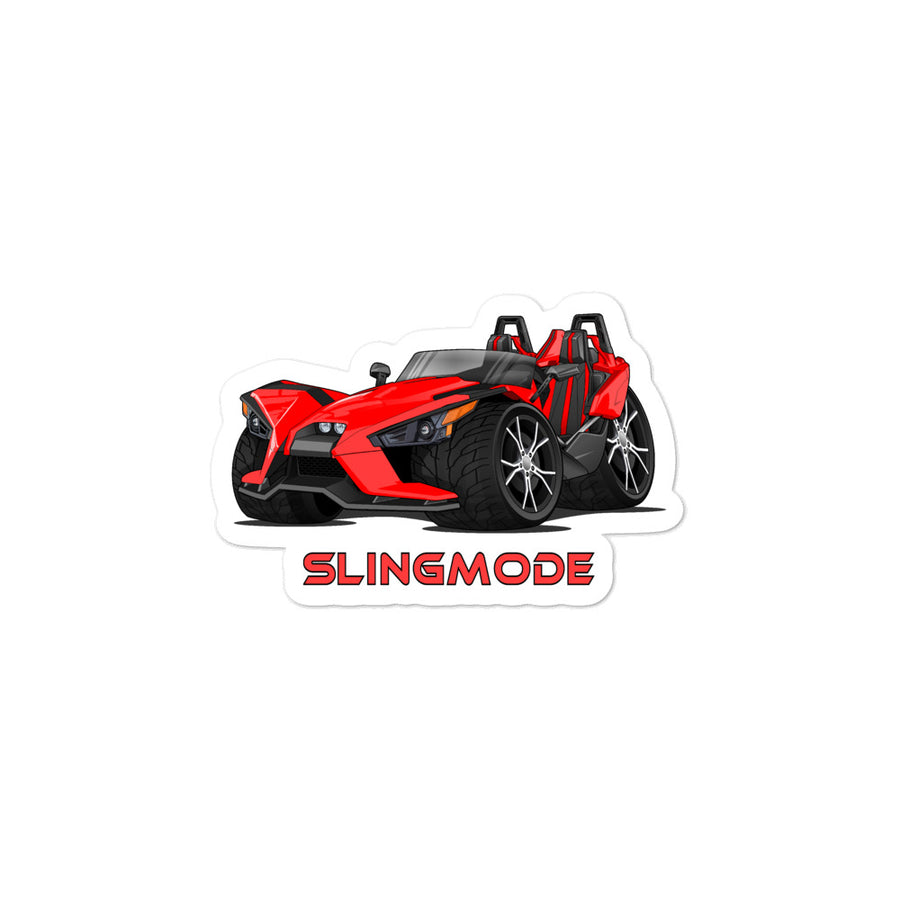 Slingmode Stickers | 2015 SL Red Pearl Polaris Slingshot®