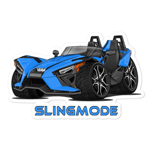 Slingmode Stickers | 2020 SL Blue Steel Polaris Slingshot®