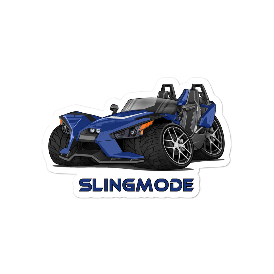 Slingmode Stickers | 2017 SL Navy Blue Polaris Slingshot®