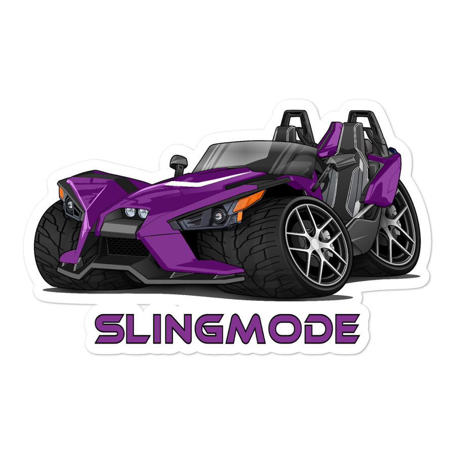 Slingmode Stickers | 2018 SL Icon Midnight Purple Polaris Slingshot®
