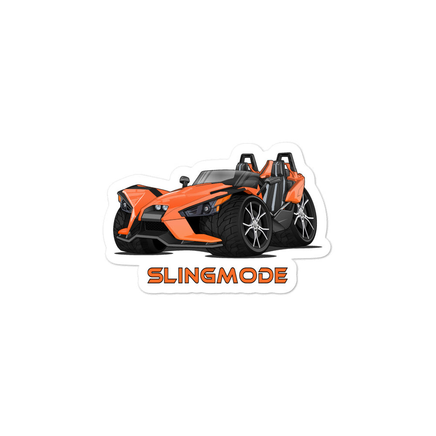 Slingmode Stickers | 2015 SL LE Nuclear Sunset Orange Polaris Slingshot®