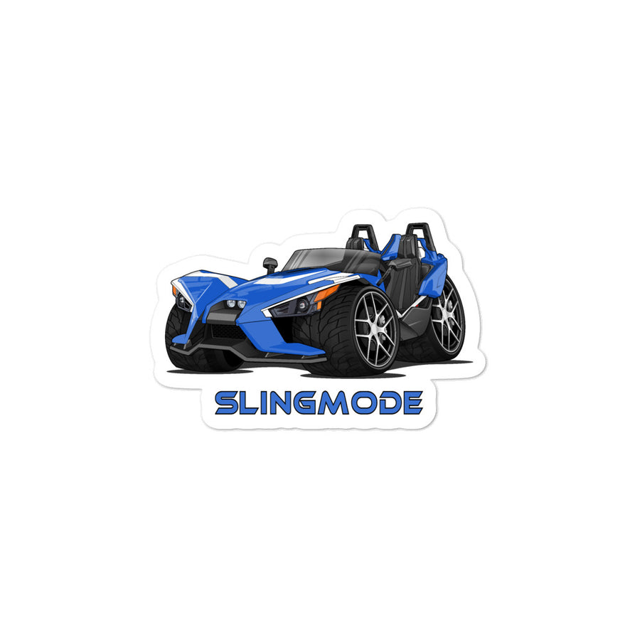 Slingmode Stickers | 2016.5 SL LE Blue Fire Polaris Slingshot®