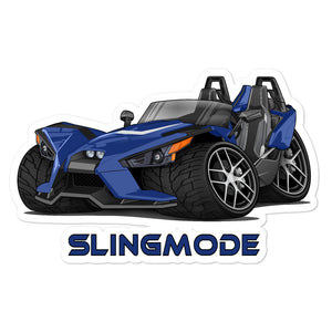 Slingmode Stickers | 2017 SL Navy Blue Polaris Slingshot®
