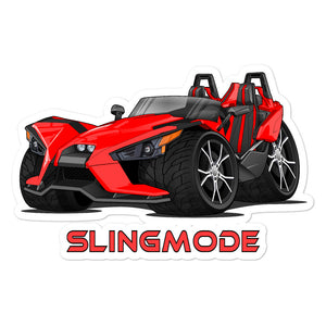 Slingmode Stickers | 2016 SL Red Pearl Polaris Slingshot®