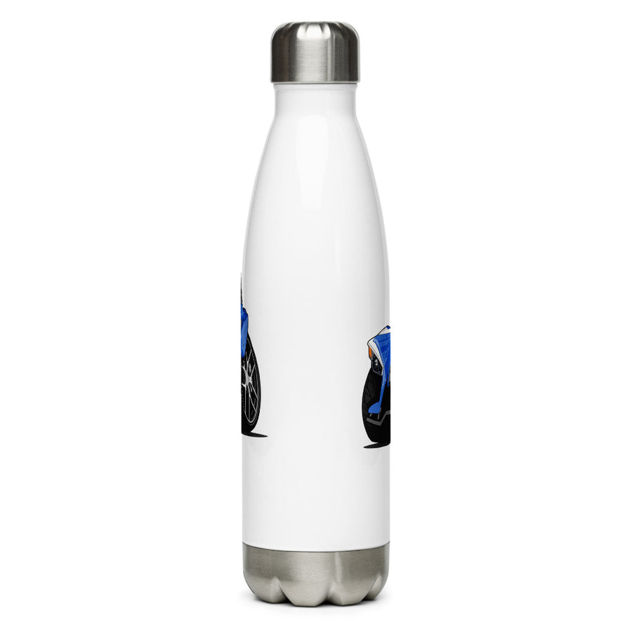 Polaris Slingshot® themed Caricature Stainless Steel Water Bottle | 2016.5 SL LE Blue Fire