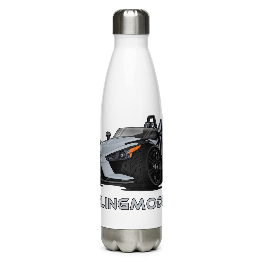 Slingmode Caricature Stainless Steel Water Bottle | 2016 Base Gray Metallic Polaris Slingshot®