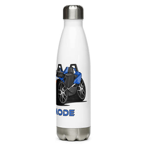 Polaris Slingshot® themed Caricature Stainless Steel Water Bottle | 2016.5 SL LE Blue Fire