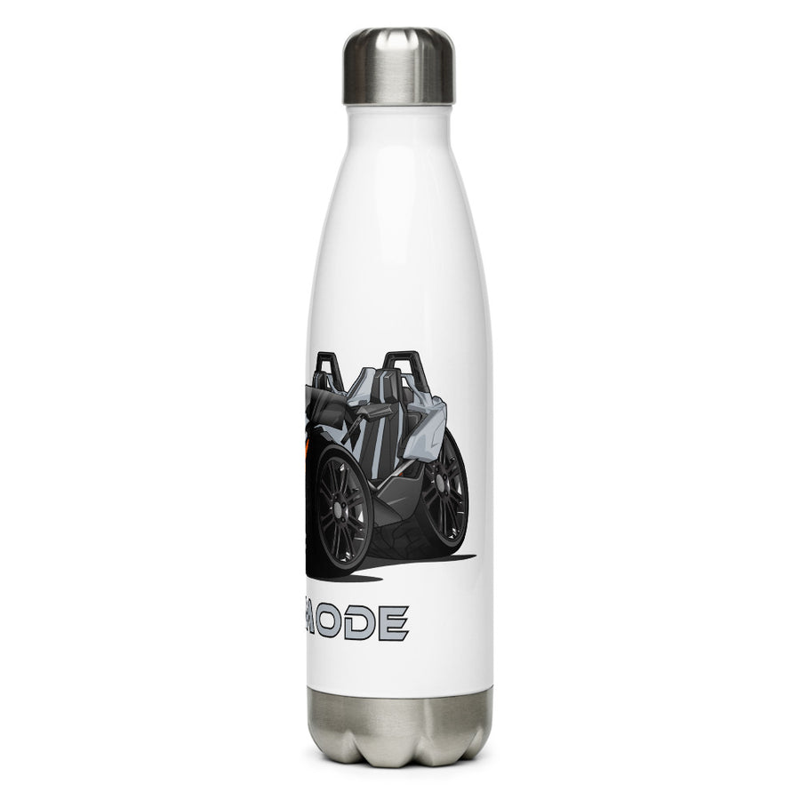 Slingmode Caricature Stainless Steel Water Bottle | 2015 Base Gray Metallic Polaris Slingshot®