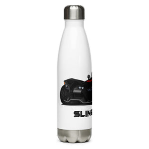 Slingmode Polaris Slingshot® Themed Caricature Stainless Steel Water Bottle | 2017 SL Black Pearl