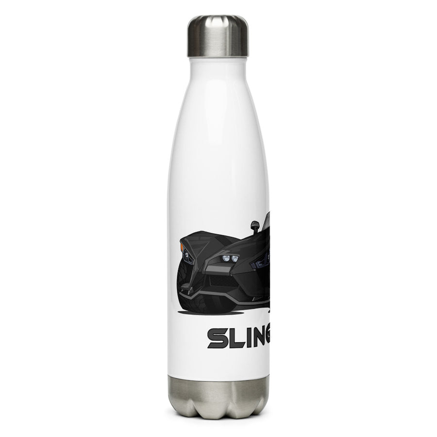 Slingmode Caricature Stainless Steel Water Bottle 2018 (S Gloss Black)