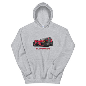 Slingmode Caricature Men's Hoodie 2018 (SL Sunset Red)