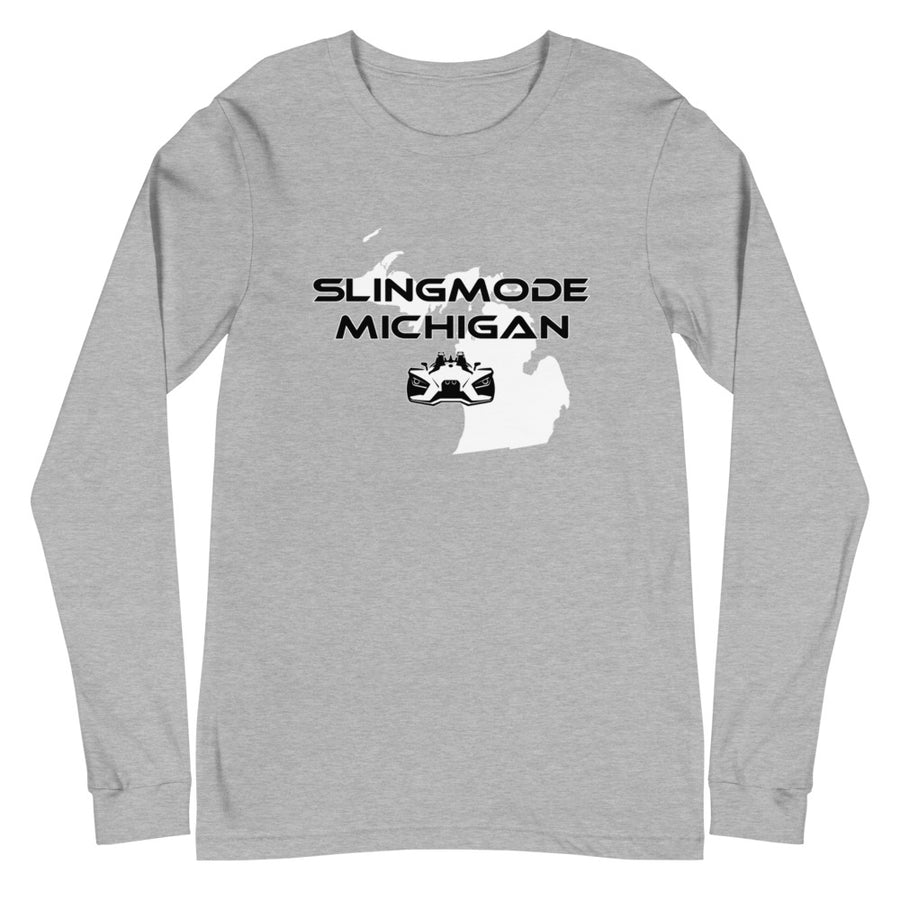 Slingmode State Design Men's Long Sleeve Tee (Michigan)