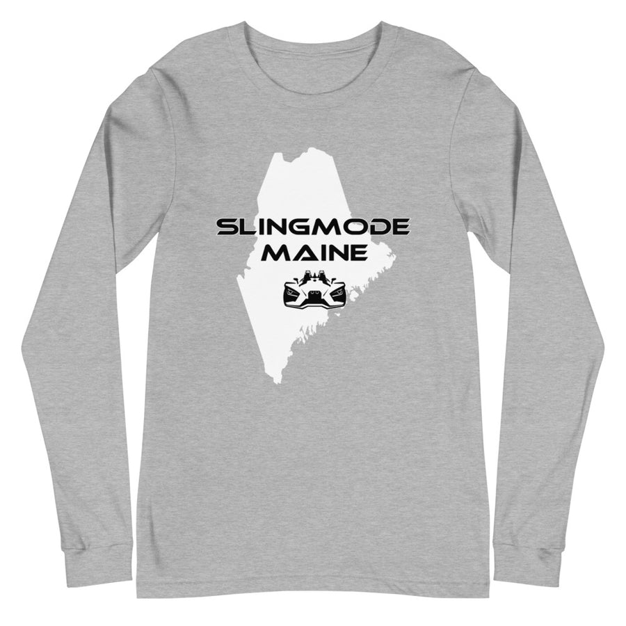 Slingmode State Design Men's Long Sleeve Tee (Maine)