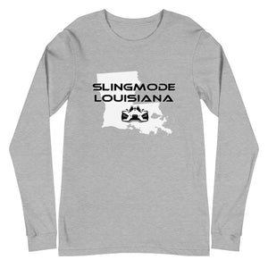 Slingmode State Design Men's Long Sleeve Tee (Louisiana)