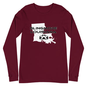 Slingmode State Design Men's Long Sleeve Tee (Louisiana)