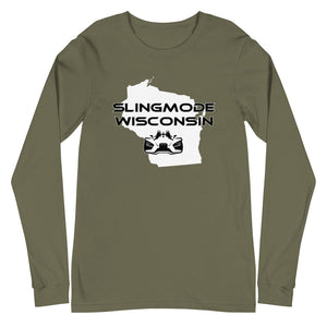 Slingmode State Design Men's Long Sleeve Tee (Wisconsin)