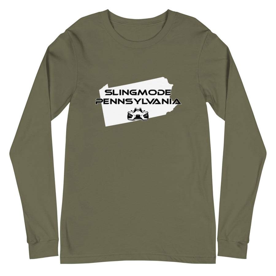 Slingmode State Design Men's Long Sleeve Tee (Pennsylvania)