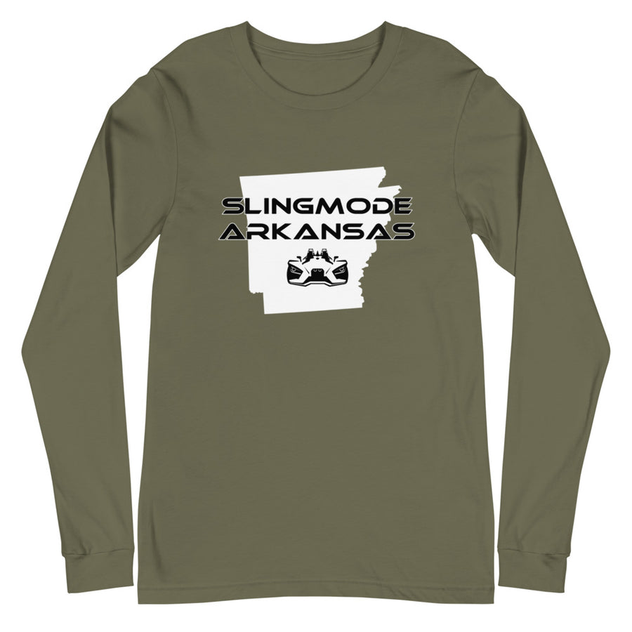 Slingmode State Design Men's Long Sleeve Tee (Arkansas)