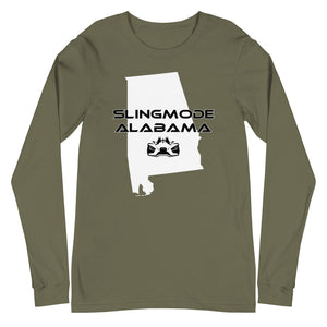 Slingmode State Design Men's Long Sleeve Tee (Alabama)