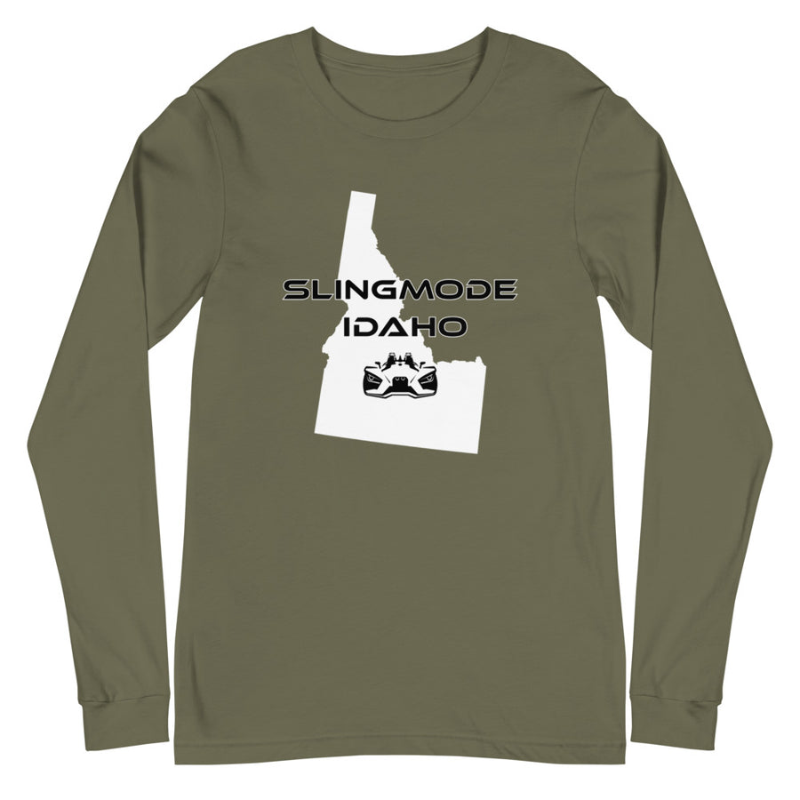 Slingmode State Design Men's Long Sleeve Tee (Idaho)