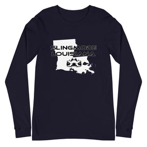 Slingmode State Design Men's Long Sleeve Tee (Louisiana)