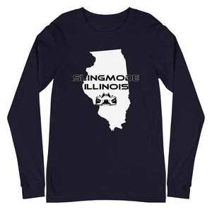 Slingmode State Design Men's Long Sleeve Tee (Illinois)