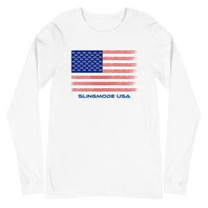 Slingmode USA Men's Long Sleeve Tee (American Flag)