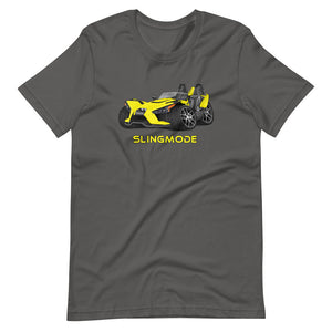 Slingmode Caricature Men's T-Shirt 2018 (SL Icon Daytona Yellow)