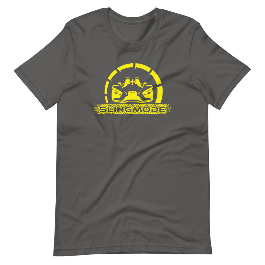 Slingmode Official Logo Men's T-Shirt (Daytona Yellow)