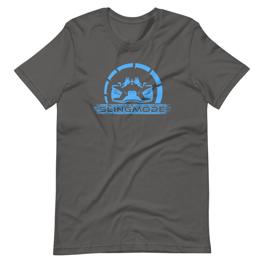 Slingmode Official Logo Men's T-Shirt (Miami Blue)
