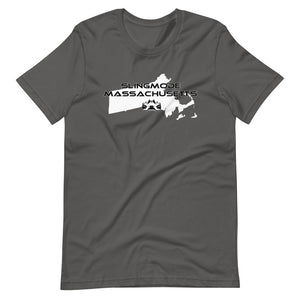 Slingmode State Design Men's T-shirt (Massachusetts)