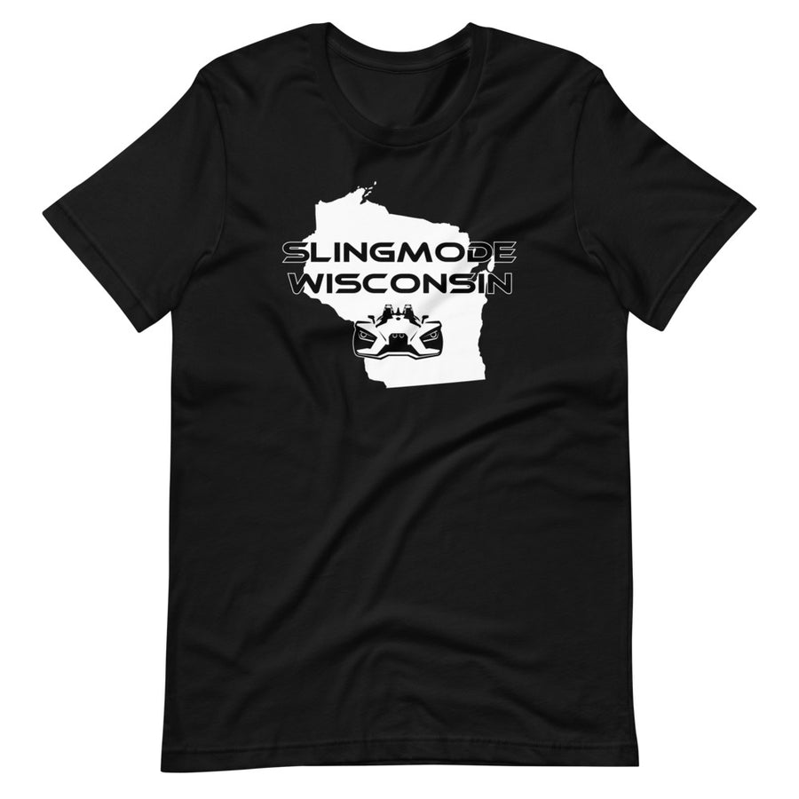 Slingmode State Design Men's T-shirt (Wisconsin)