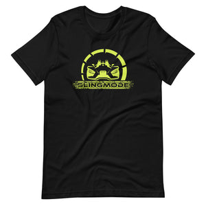Slingmode Official Logo Polaris Slingshot® Themed Men's T-Shirt | Neon Fade