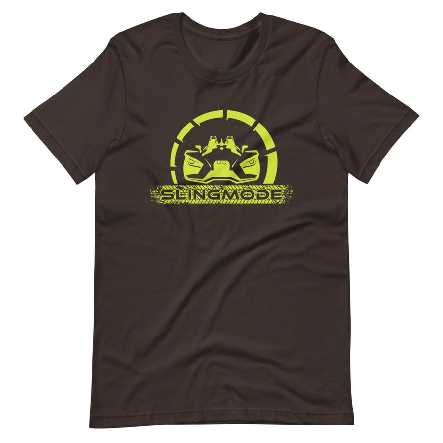 Slingmode Official Logo Men's T-Shirt (Lime Squeeze)