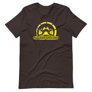 Slingmode Official Logo Men's T-Shirt (Daytona Yellow)