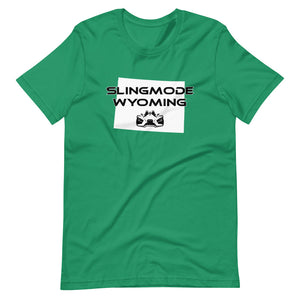 Slingmode State Design Men's T-shirt (Wyoming)