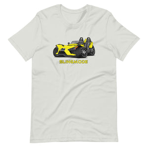 Slingmode Caricature Men's T-Shirt 2019 (SL Icon Daytona Yellow)