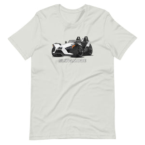 Slingmode Caricature Men's T-Shirt 2019 (S White Lightning)