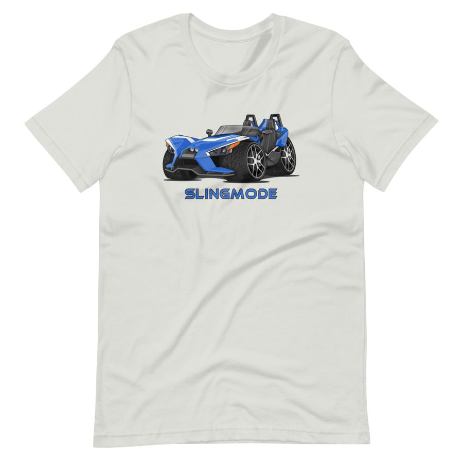 Slingmode Men's T-Shirt | 2016.5 SL LE Blue Fire Polaris Slingshot®