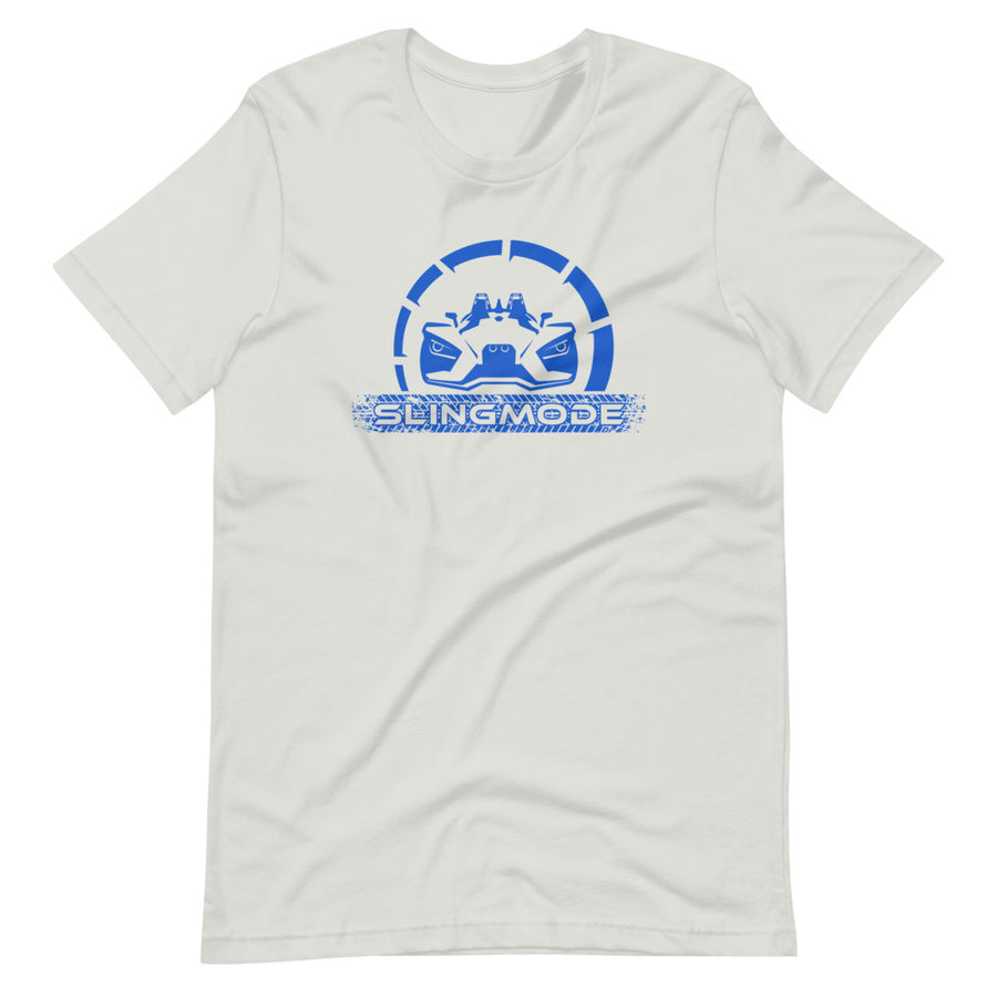 Slingmode Official Logo Men's T-Shirt (Blue Fire)