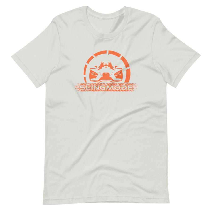 Slingmode Official Logo Men's T-Shirt (Nuclear Sunset Orange)