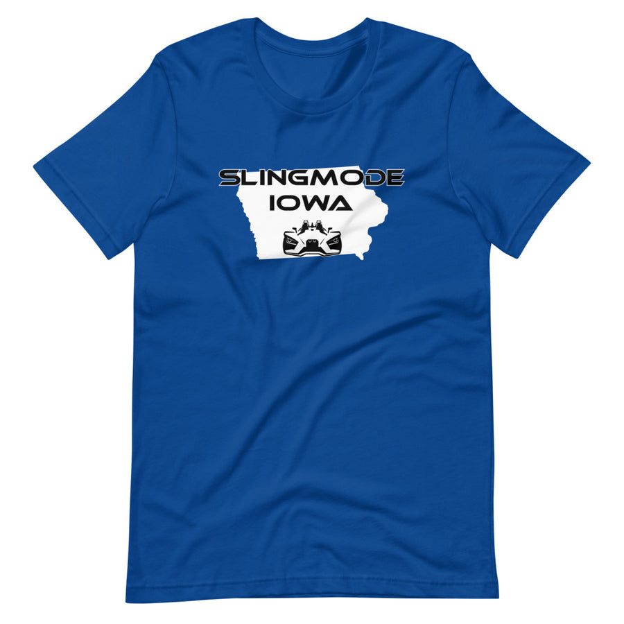 Slingmode State Design Men's T-shirt (Iowa)