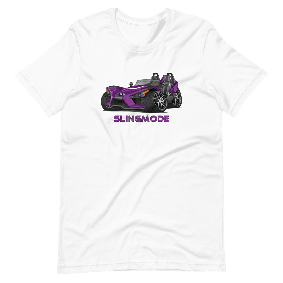 Slingmode Caricature Men's T-Shirt 2018 (SL Icon Midnight Purple)